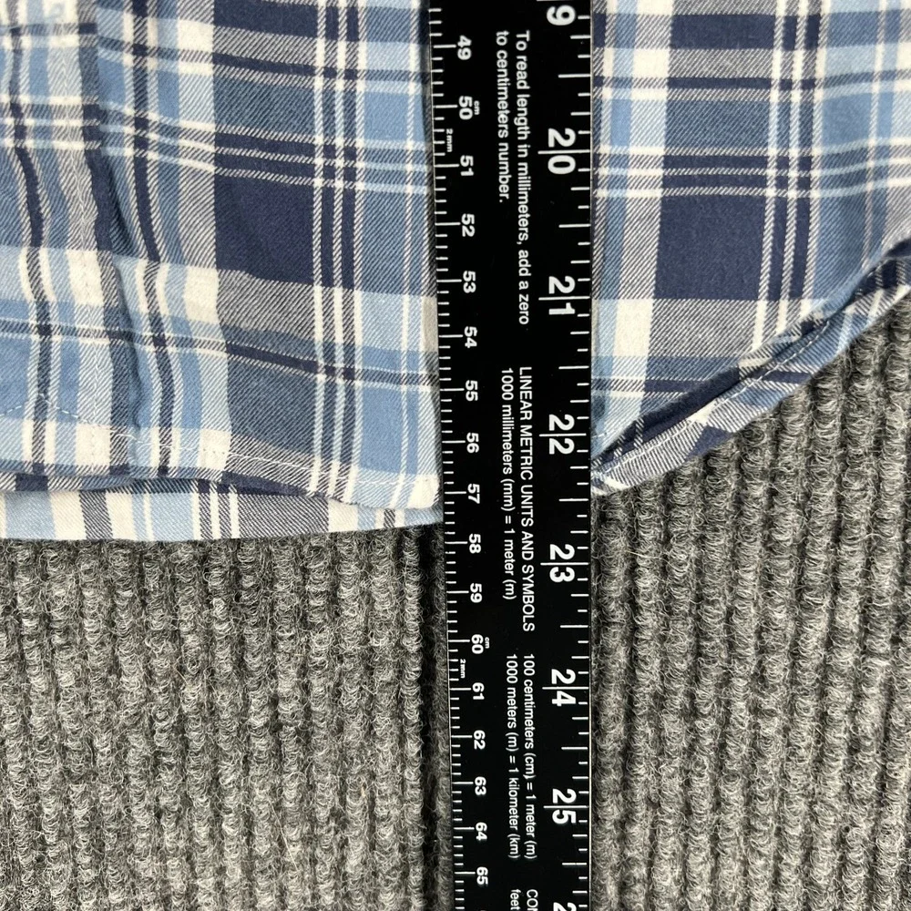 Ralph Lauren Shirt Boys Small Blue Plaid Long Sleeve Button Down Casual School